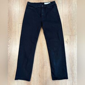 rag & bone Black Straight Leg Jeans Size 27 Mid Rise 27x29